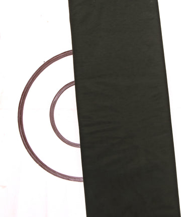 Dark Green Colour Plain Net Fabric